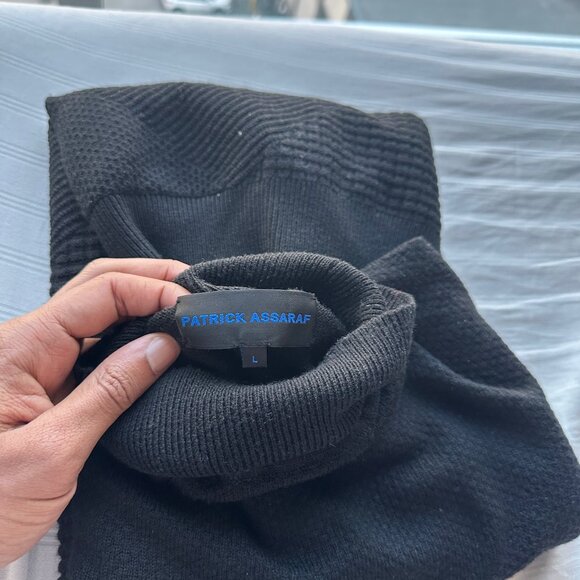 Patrick Assaraf Black Turtleneck Sweater - Picture 4 of 5